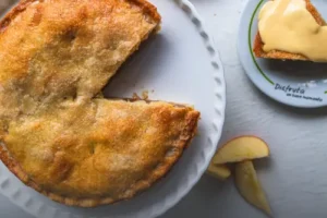Pie Manzana Sabor Vainilla