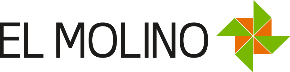 Imagotipo completo de Panadería El Molino en Cali. Un arte hecho tradición con pan artesanal y natural desde 1896.