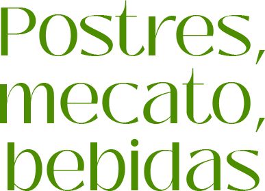 Postres, mecato, bebidas. Variedad de antojos tradicionales y refrescos en Panadería El Molino, Universidad Javeriana Cali.