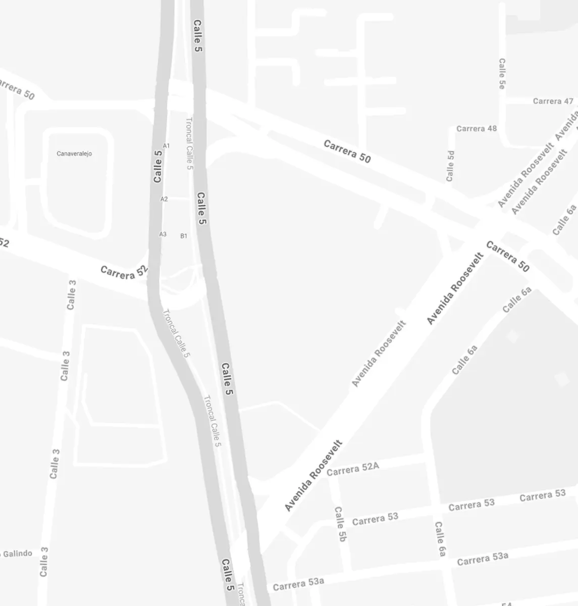 Mapa de ubicación y dirección de la sede Cosmocentro de Panadería El Molino en Cali, Valle del Cauca.